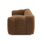 Sunny - 3-Seater Sofa - Tweed Fabric - Brown