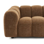 Sunny - 3-Seater Sofa - Tweed Fabric - Brown
