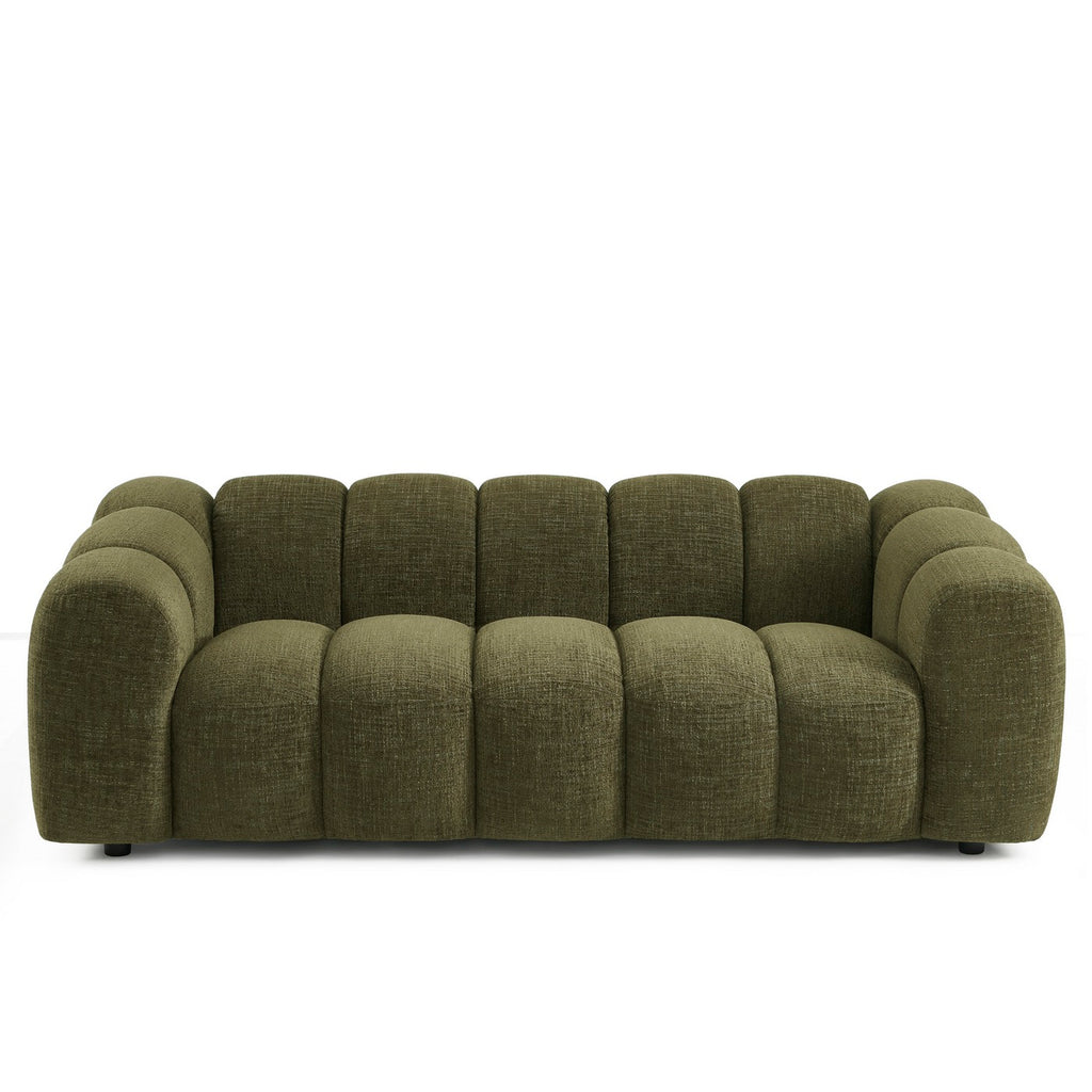 Sunny - 3 Seater Sofa - Tweed Fabric - Green