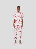 Pantalón Kiara en forro polar estampado poppy