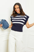 Sleeveless Sweater - Navy