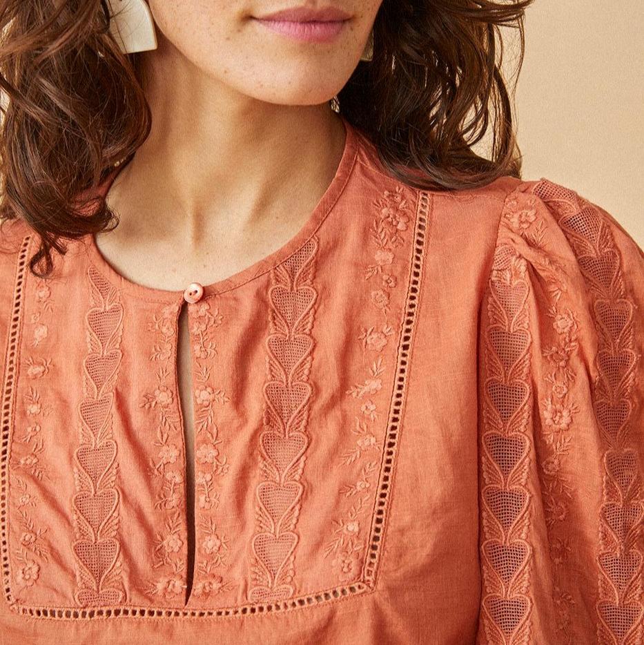 Blusa Suzelle - Terracota
