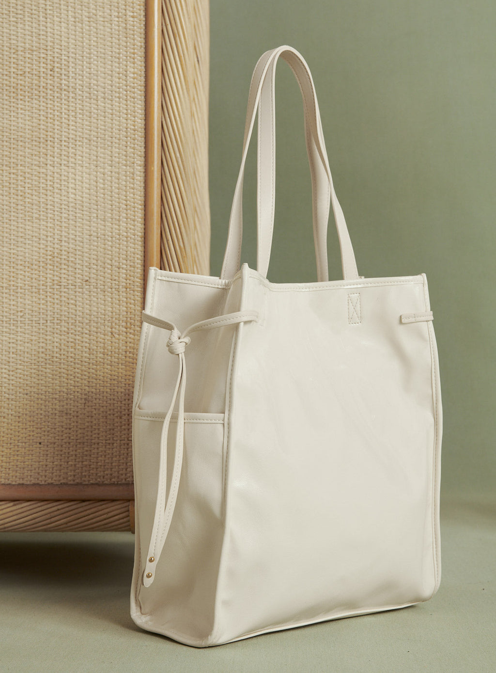 Bolso Tote Suzy Vernis - Crudo
