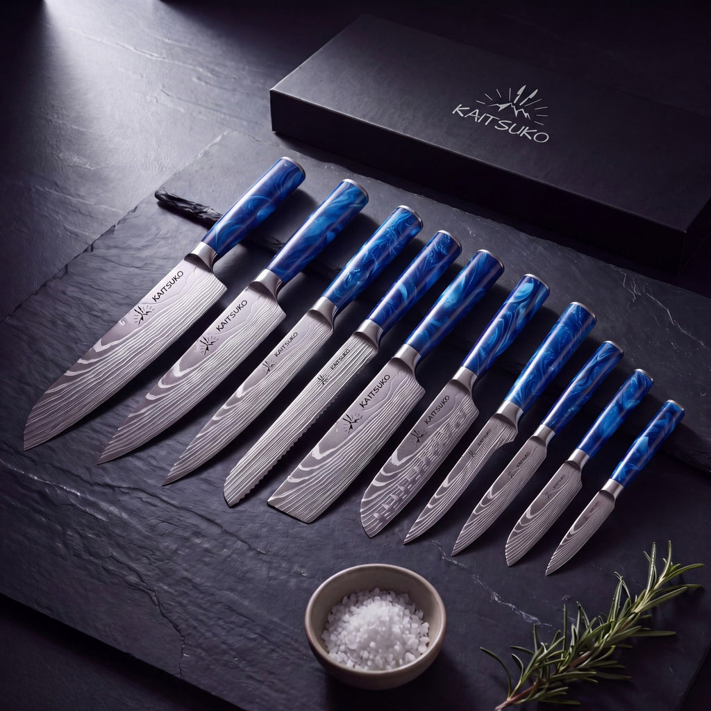 Set De 10 Couteaux Japonais - Chef Tanaka