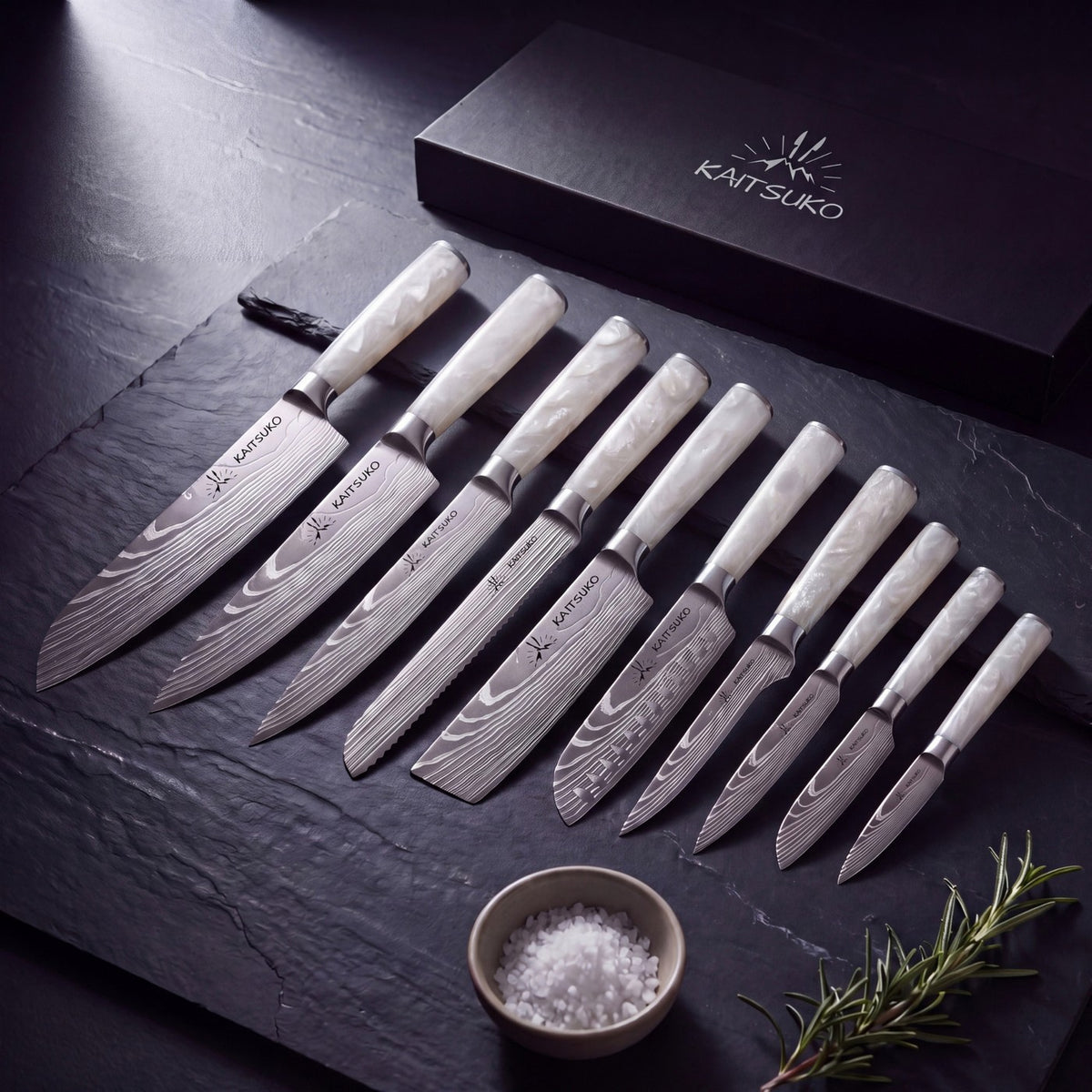 Set De 10 Couteaux Japonais - Chef Tanaka