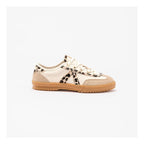 Zapatillas deportivas Swing color canela y leopardo