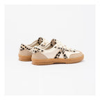 Zapatillas deportivas Swing color canela y leopardo