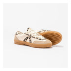 Zapatillas deportivas Swing color canela y leopardo