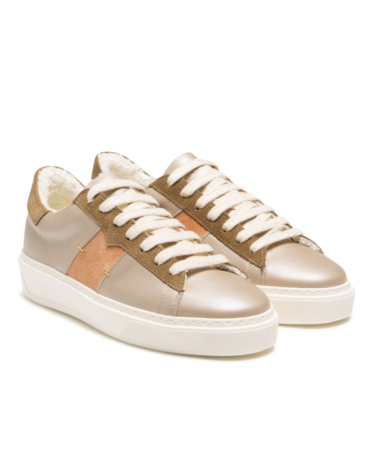 Sneakers Swanky F Fb - Beige/Taupe/Perzik