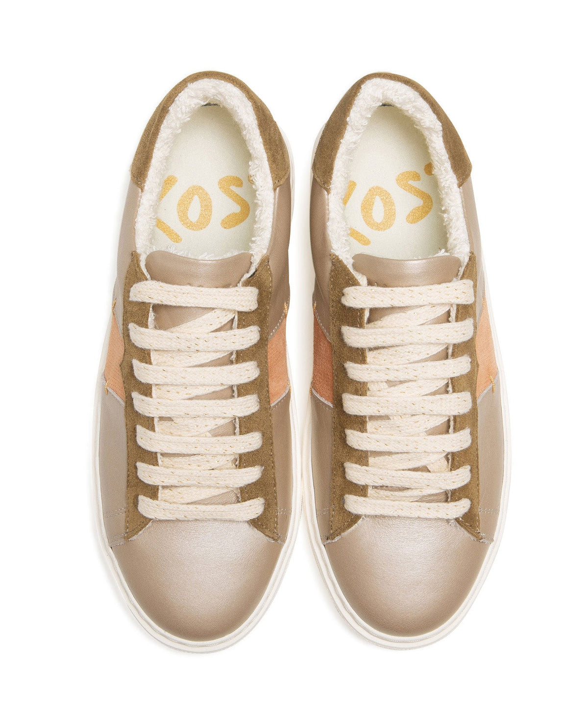 Sneakers Swanky F Fb - Beige/Taupe/Perzik