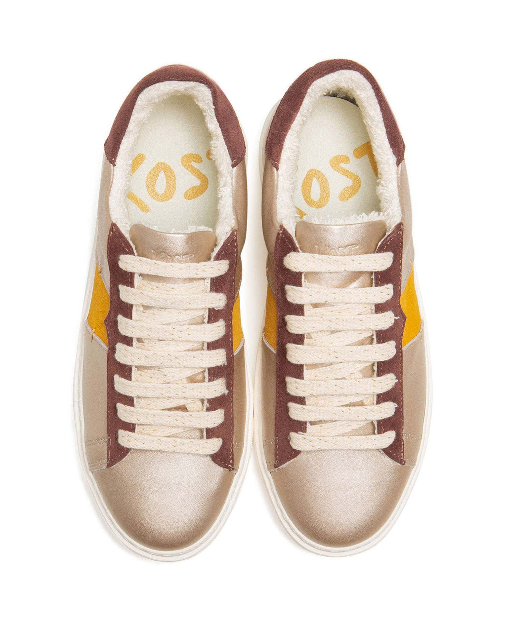 Sneakers Swanky F Fb - Beige/Marrone/Senape