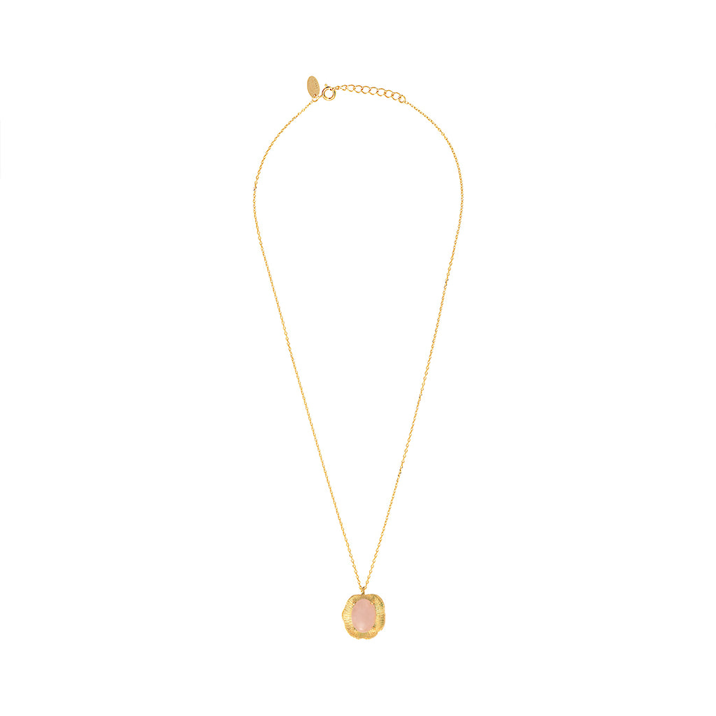 Collar Swann Cuarzo Rosa