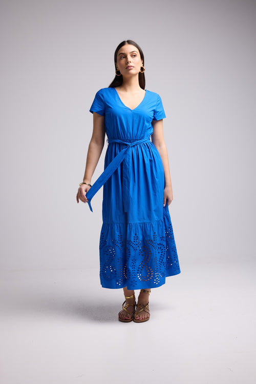 Robe Longue - Sybille - Bleu