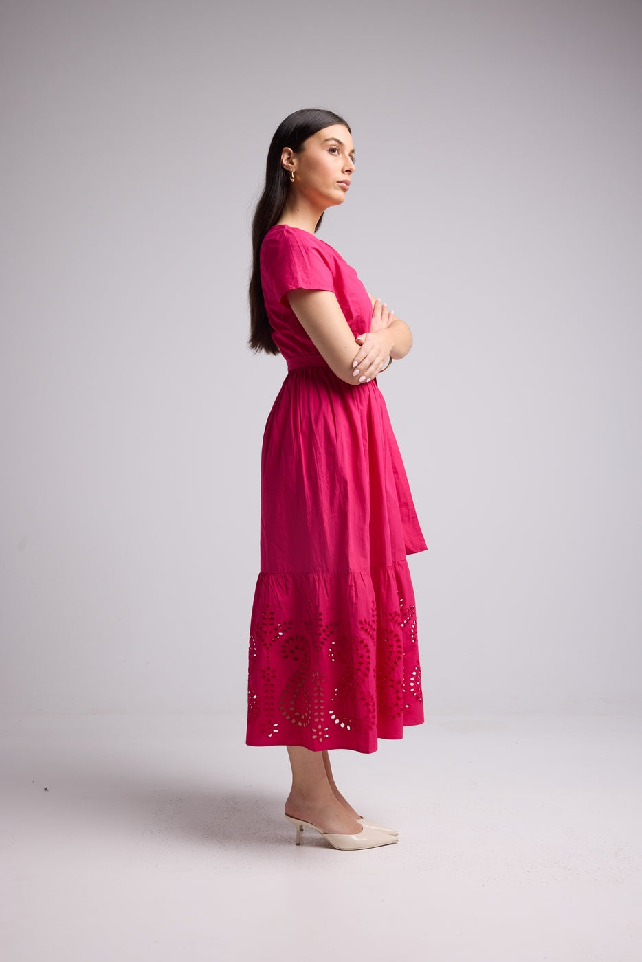 Long Dress - Sybille - Fuchsia