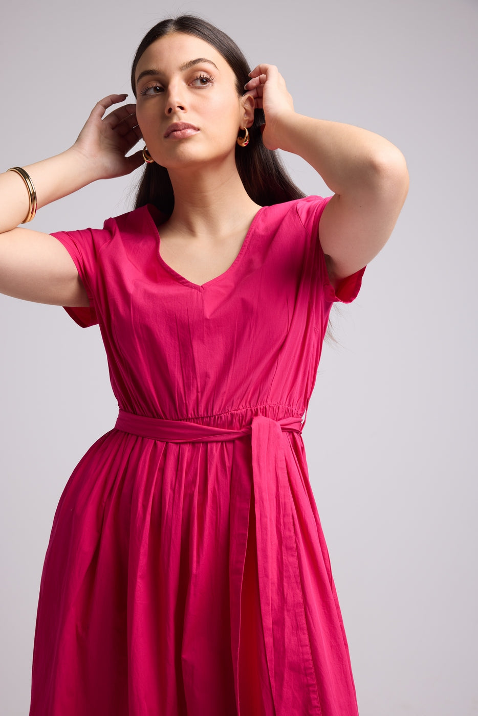 Long Dress - Sybille - Fuchsia