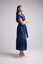 Robe Longue - Sybille - Navy