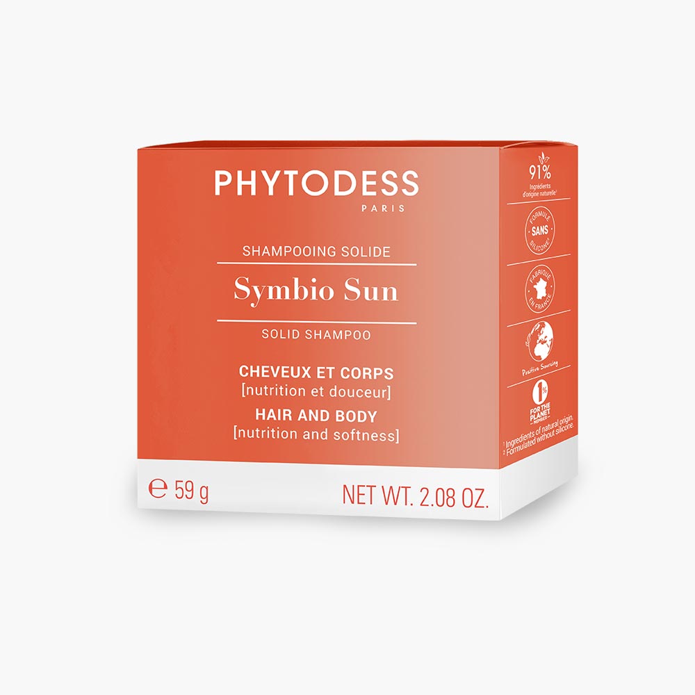 Champú Sólido - Nutrición y Suavidad Cabello y Cuerpo - Symbio Sun
