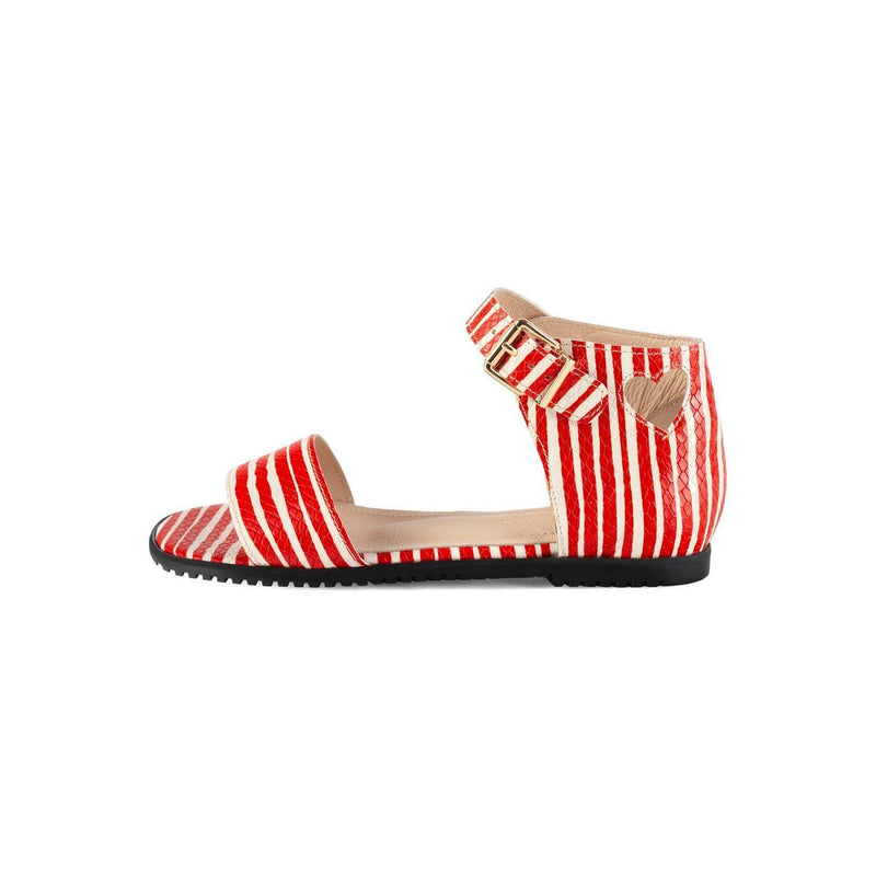 Sandalias Love - Blanco/Rojo