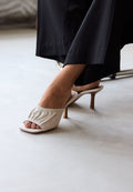 Sunlight Between Our Hands Flat Shoes - White
