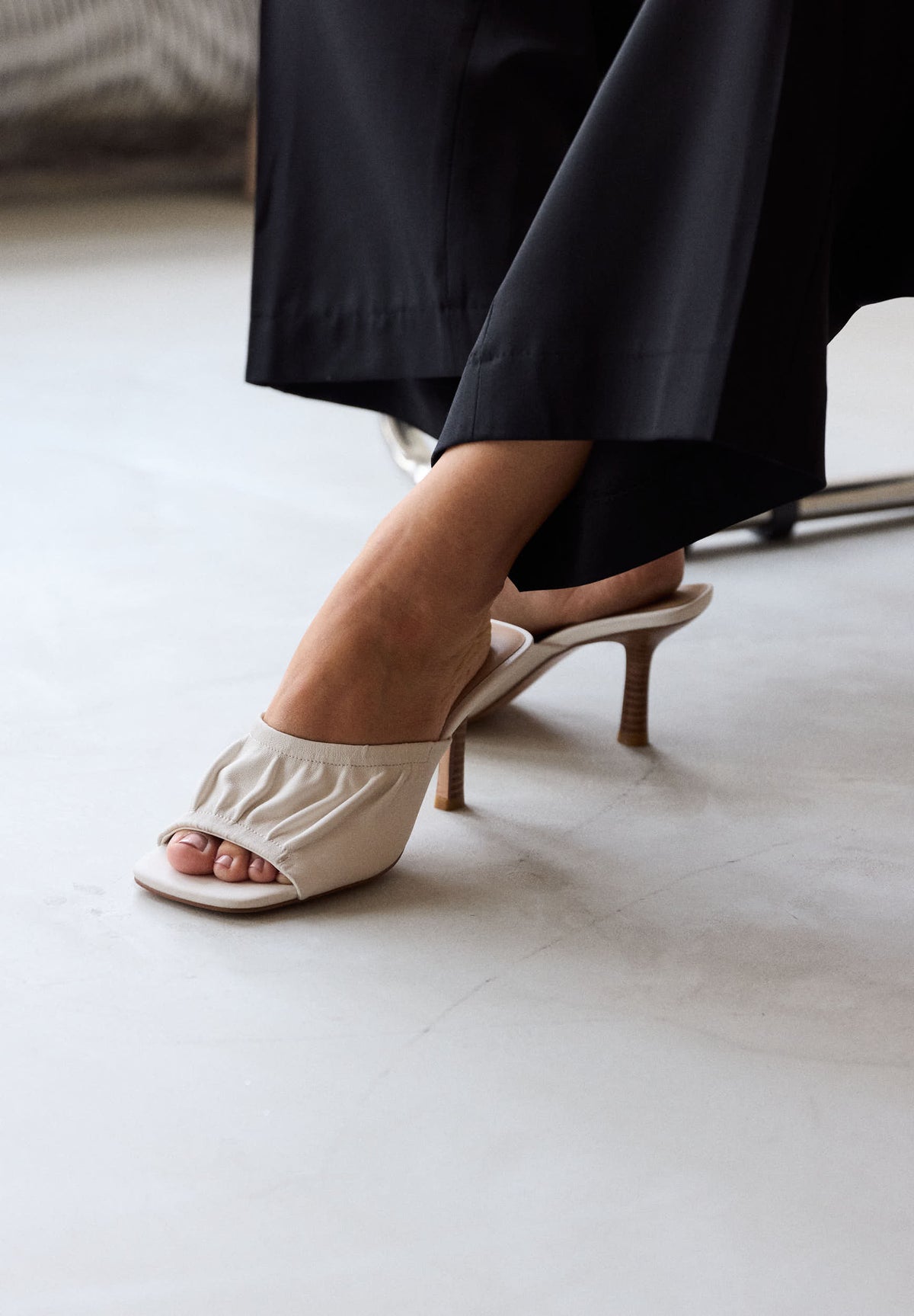 Sunlight Between Our Hands Flat Shoes - White