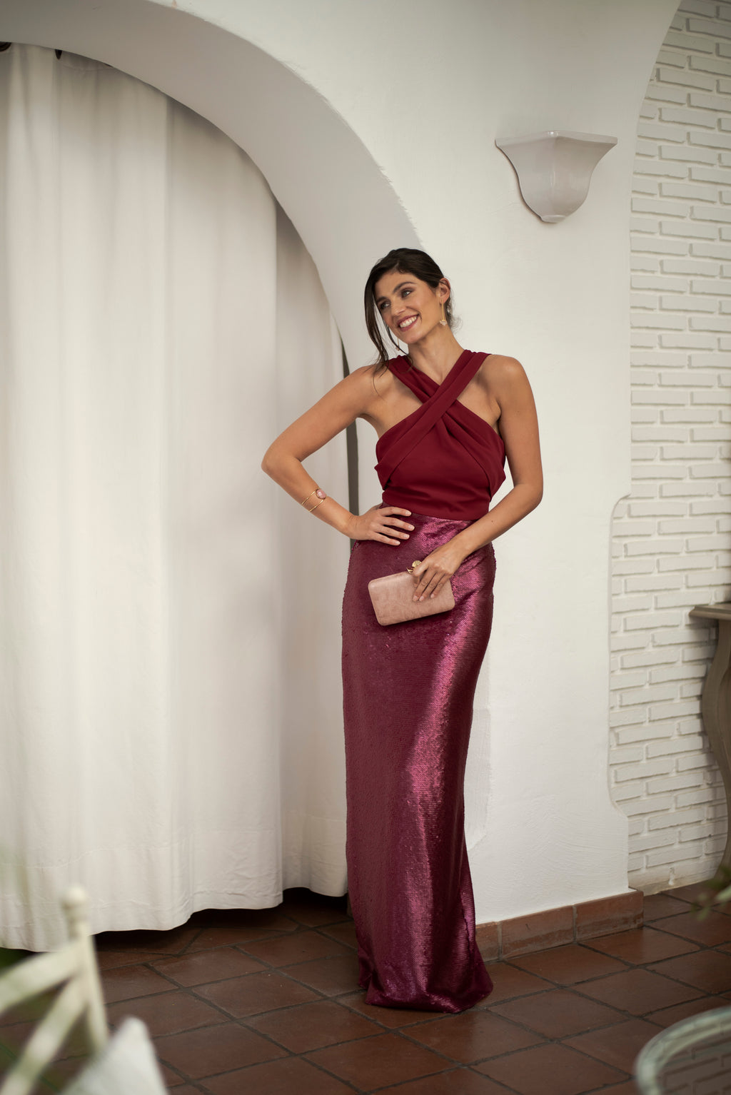 Robe Sabine - Grenat