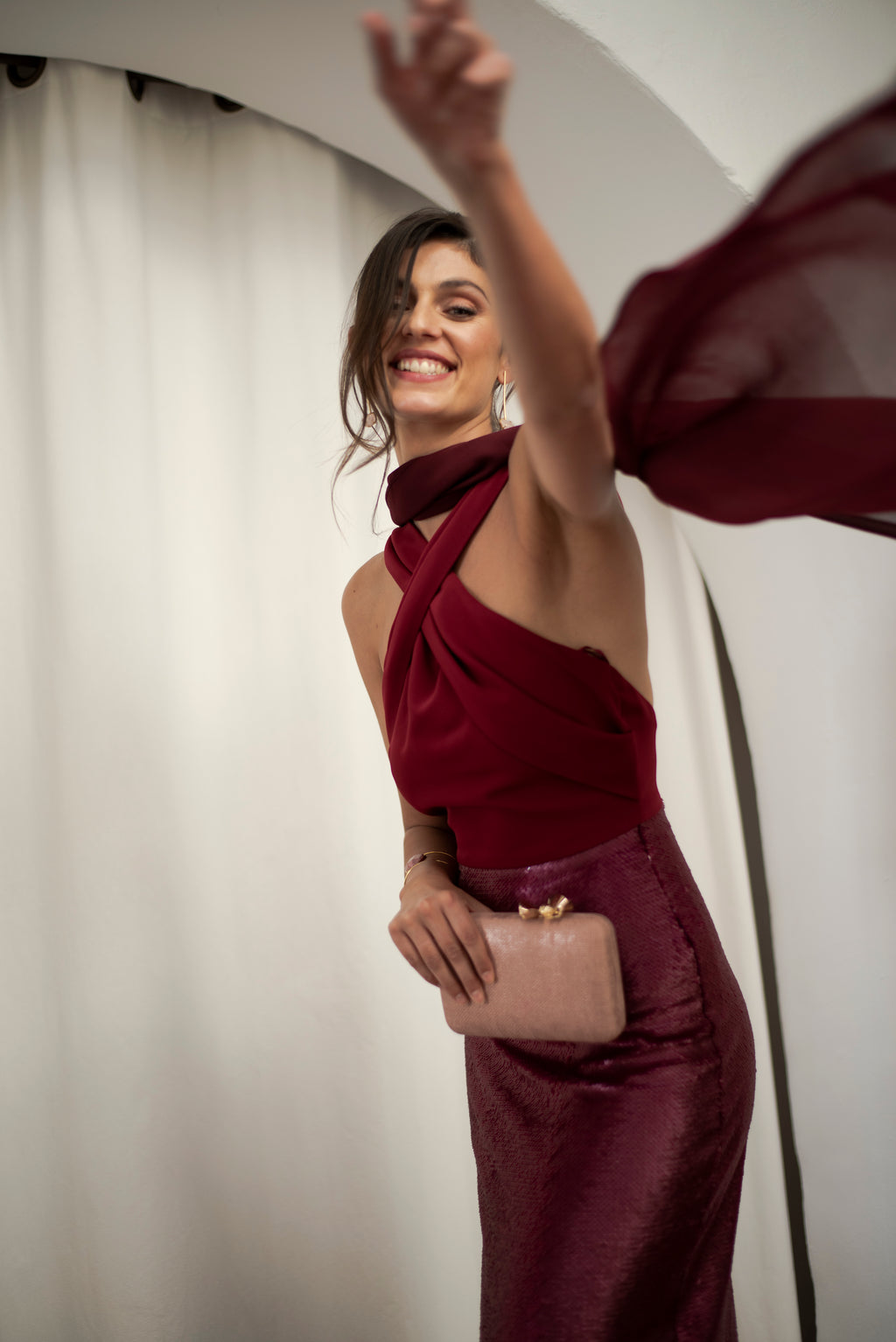 Robe Sabine - Grenat