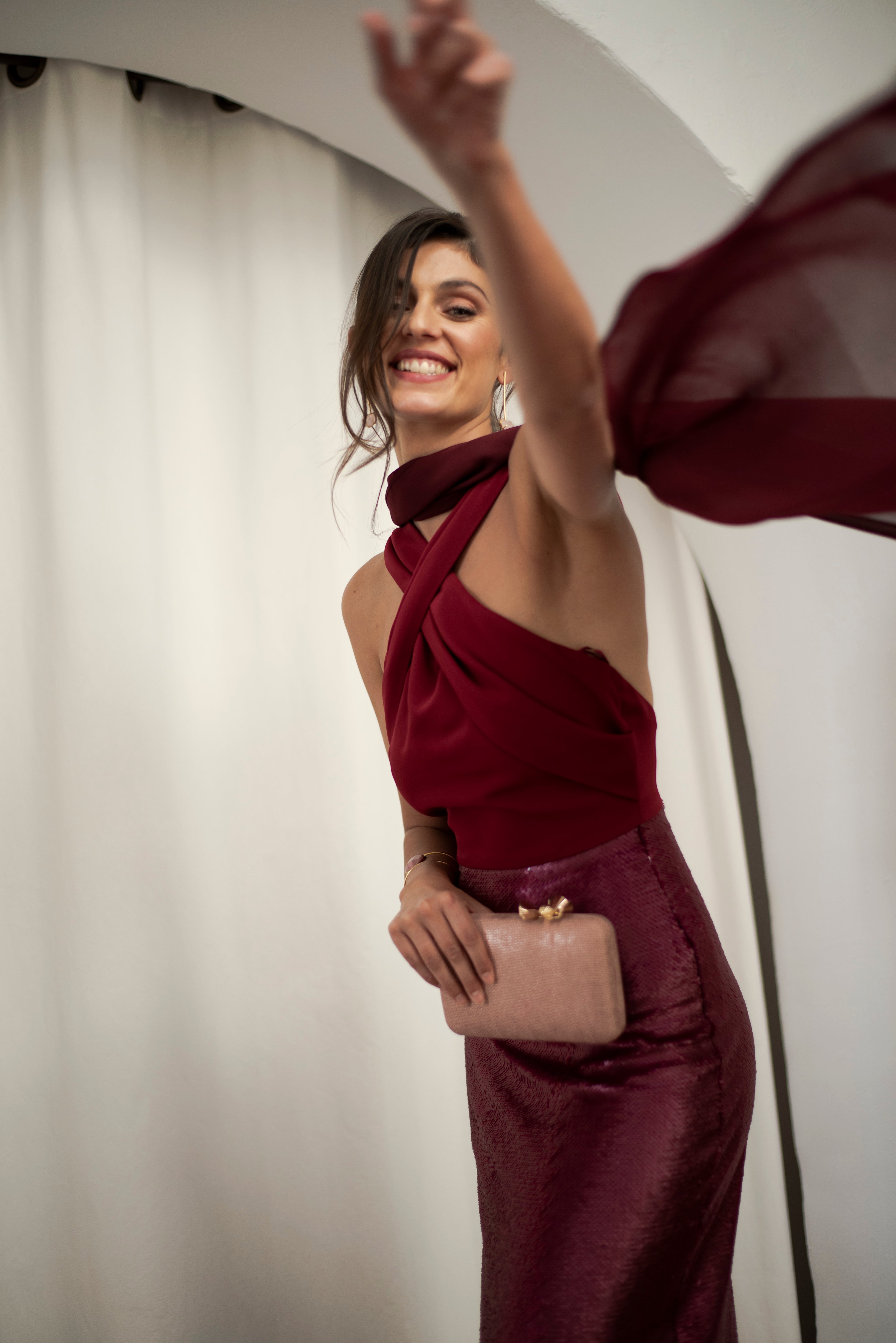 Robe Sabine - Grenat