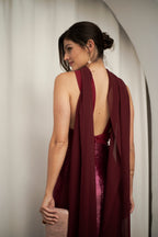Robe Sabine - Grenat