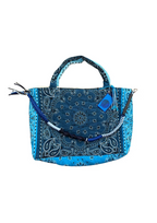 Sac Cabas Patch Bleu Jean/Bleu/Bleu Clair