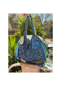 Sac Cabas Patch Bleu Jean/Bleu/Bleu Clair