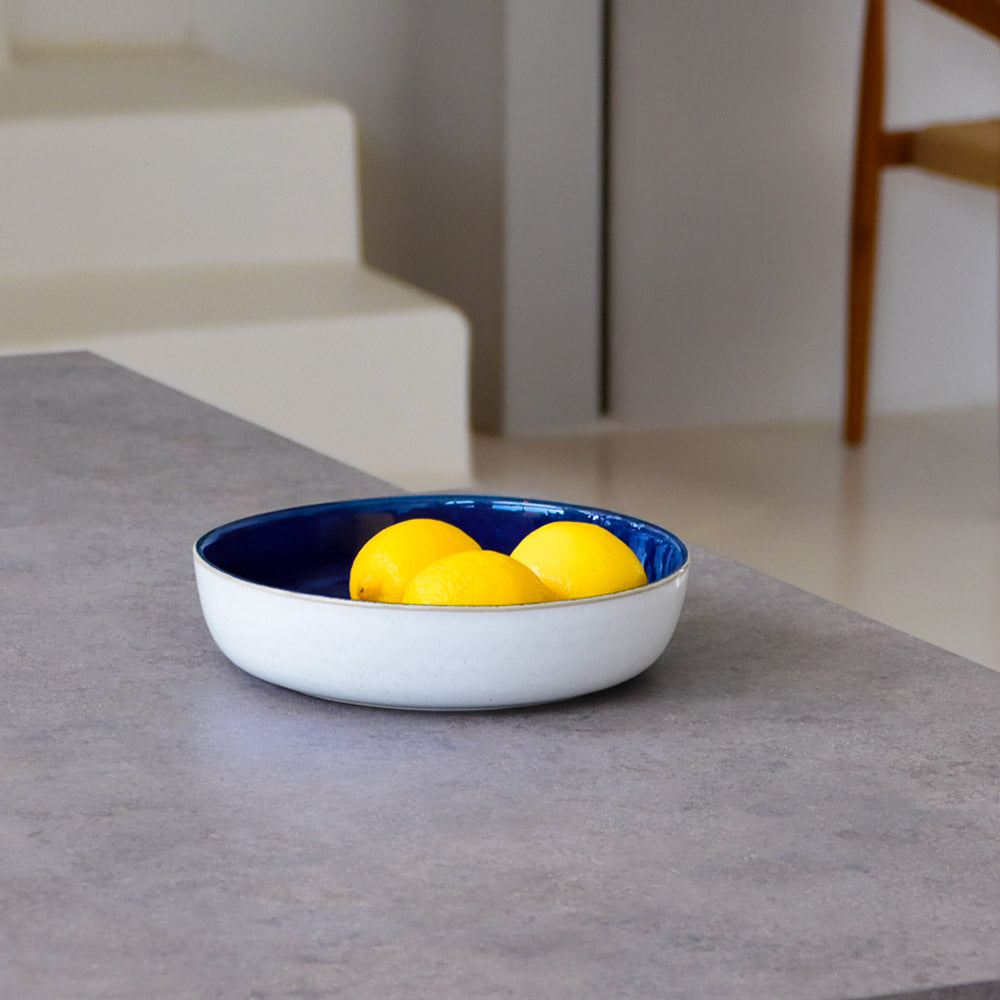 Plato redondo para servir - Odyssey Blue