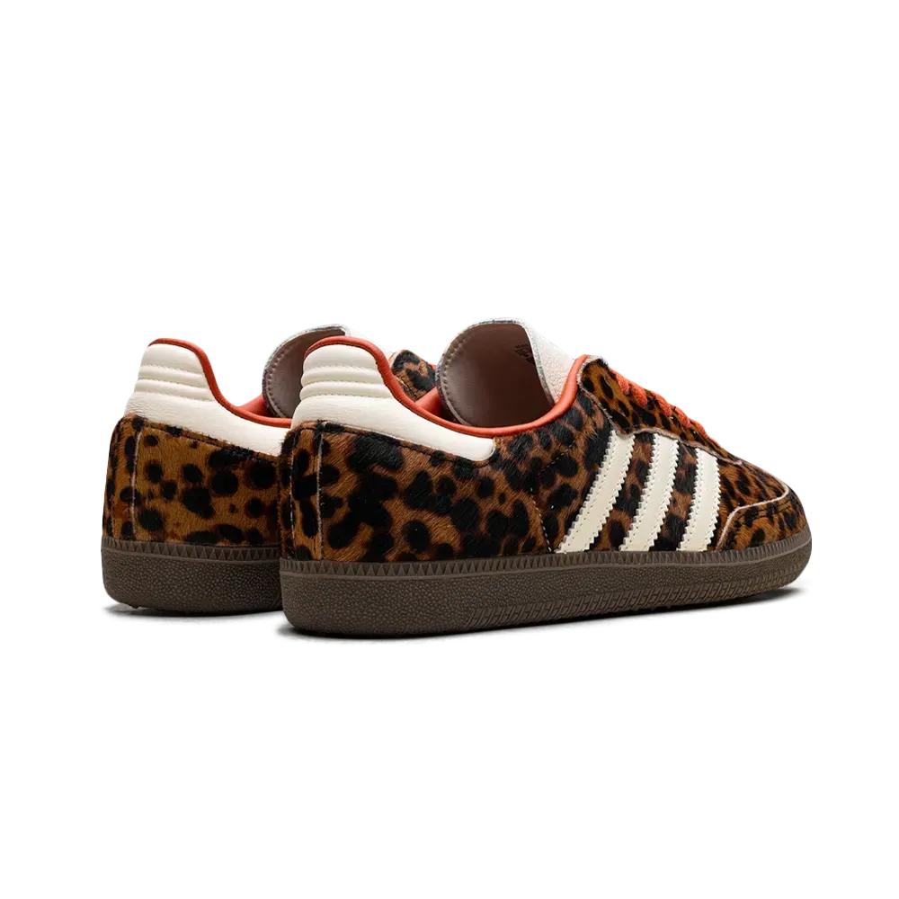 Adidas - Samba Og Preloved Red Leopard Sneakers - Brown