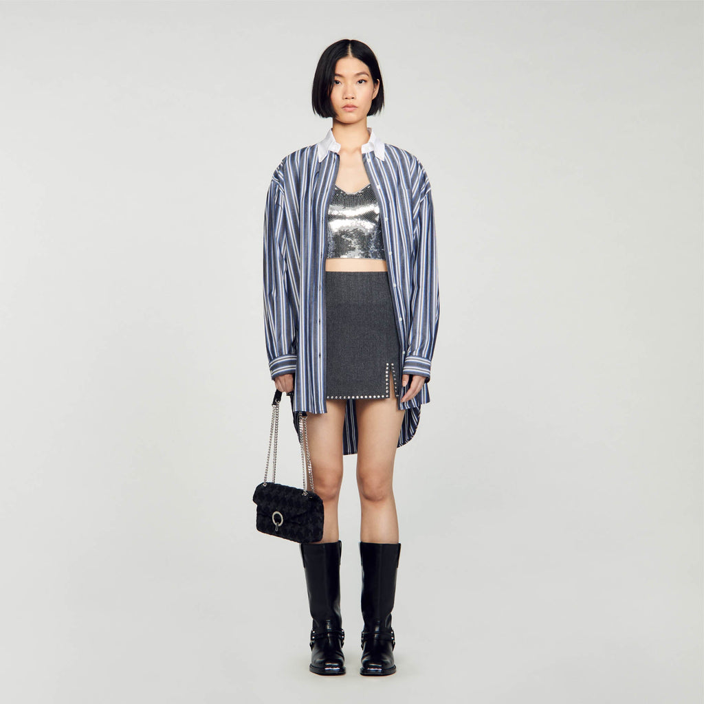 Chemise Oversize À Rayures