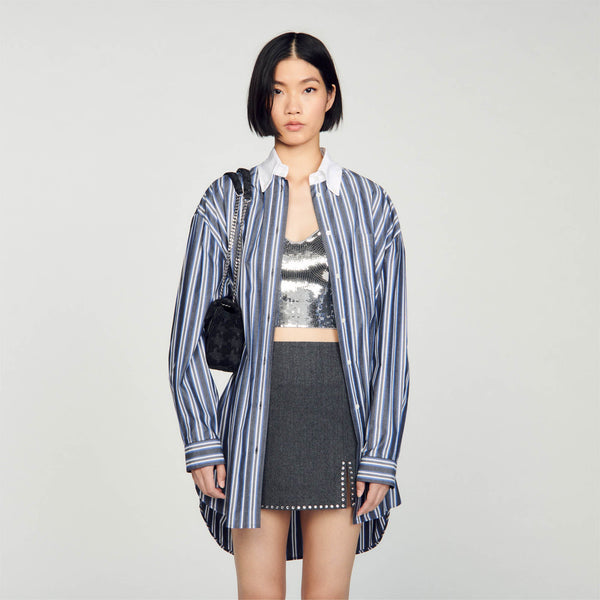 Chemise Oversize À Rayures