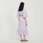 Striped Flared Skirt