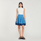 Falda Corta De Denim