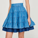 Falda Corta De Denim