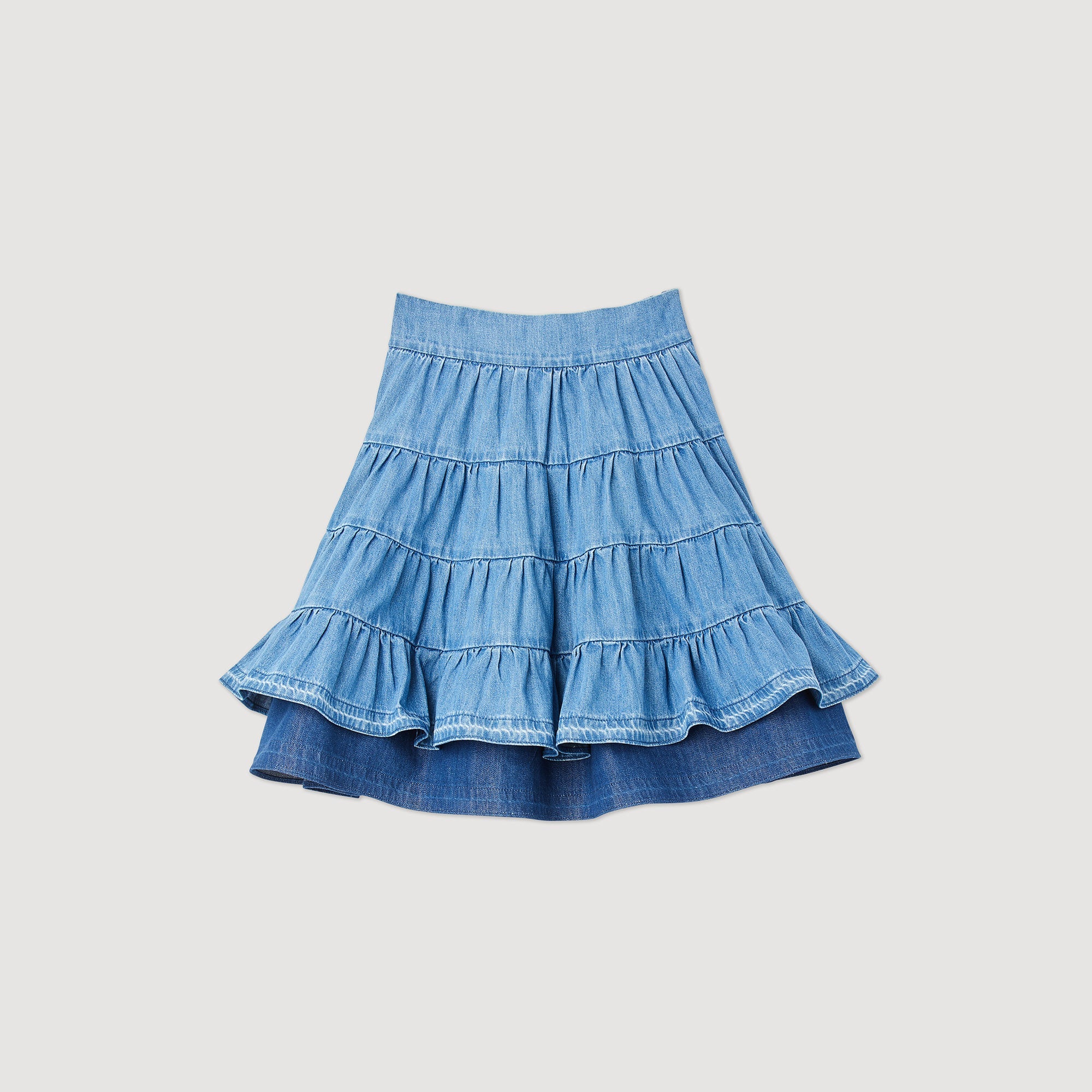 Falda Corta De Denim