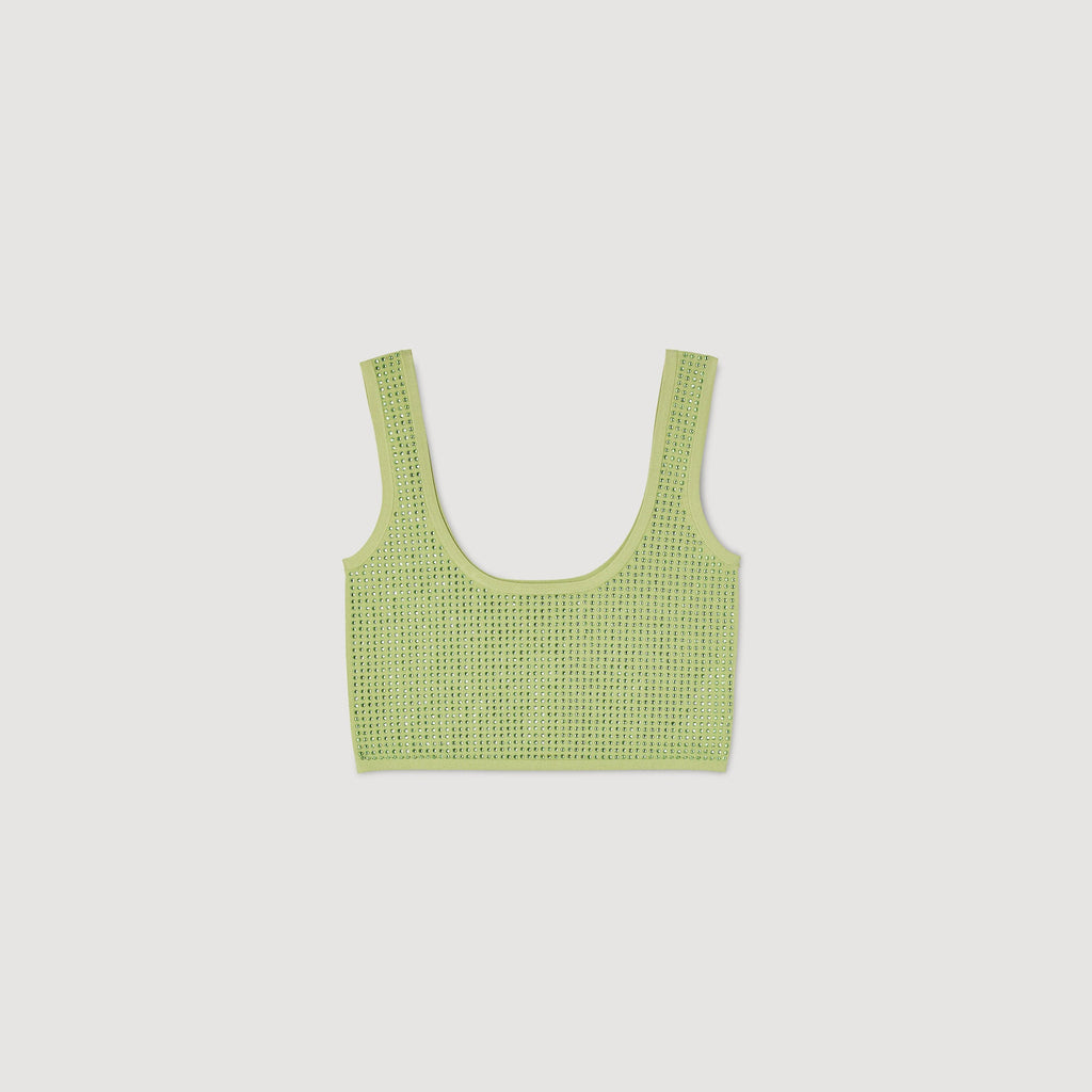 Rhinestone Bralette Top