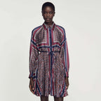 Pleated Shirt Dress