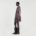 Pleated Shirt Dress