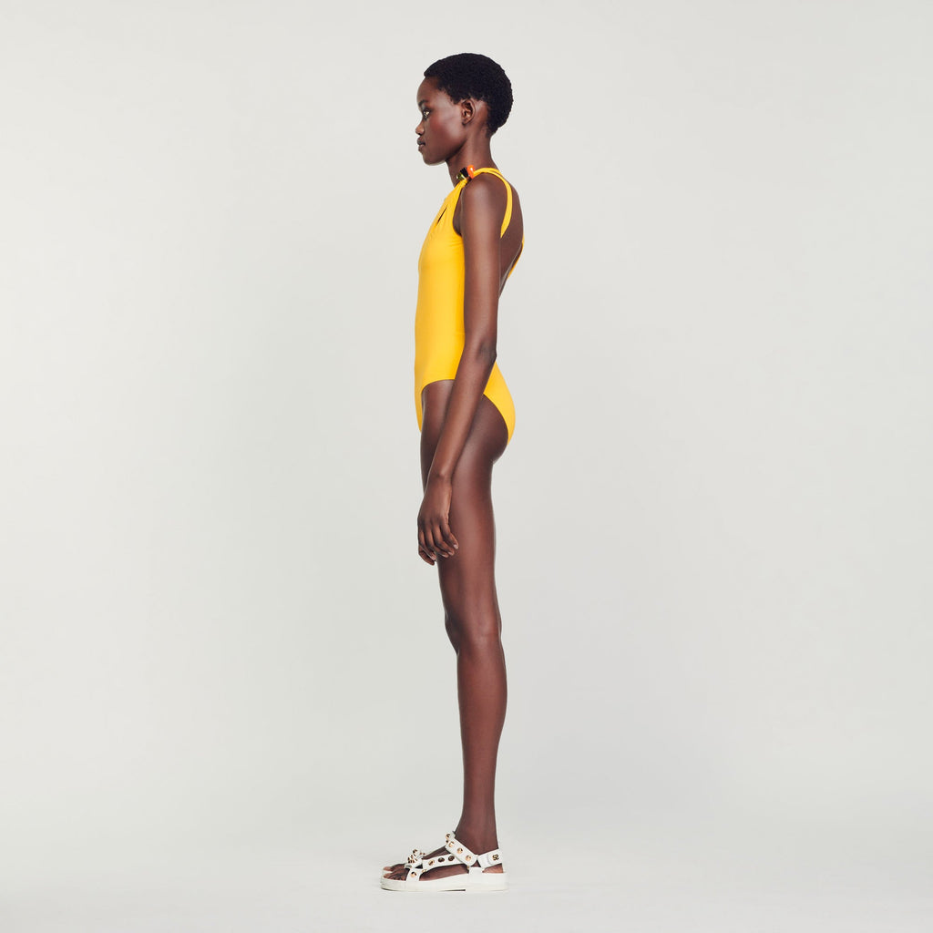 Asymmetric One-Piece Swimsuit