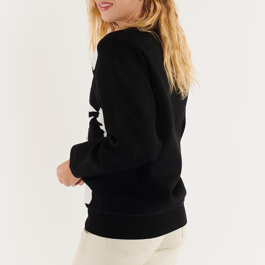 Long Sleeve Top - Black/White - Women