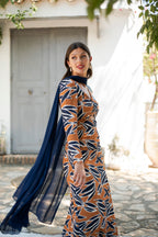 Robe Serenza - Imprimé Feuilles