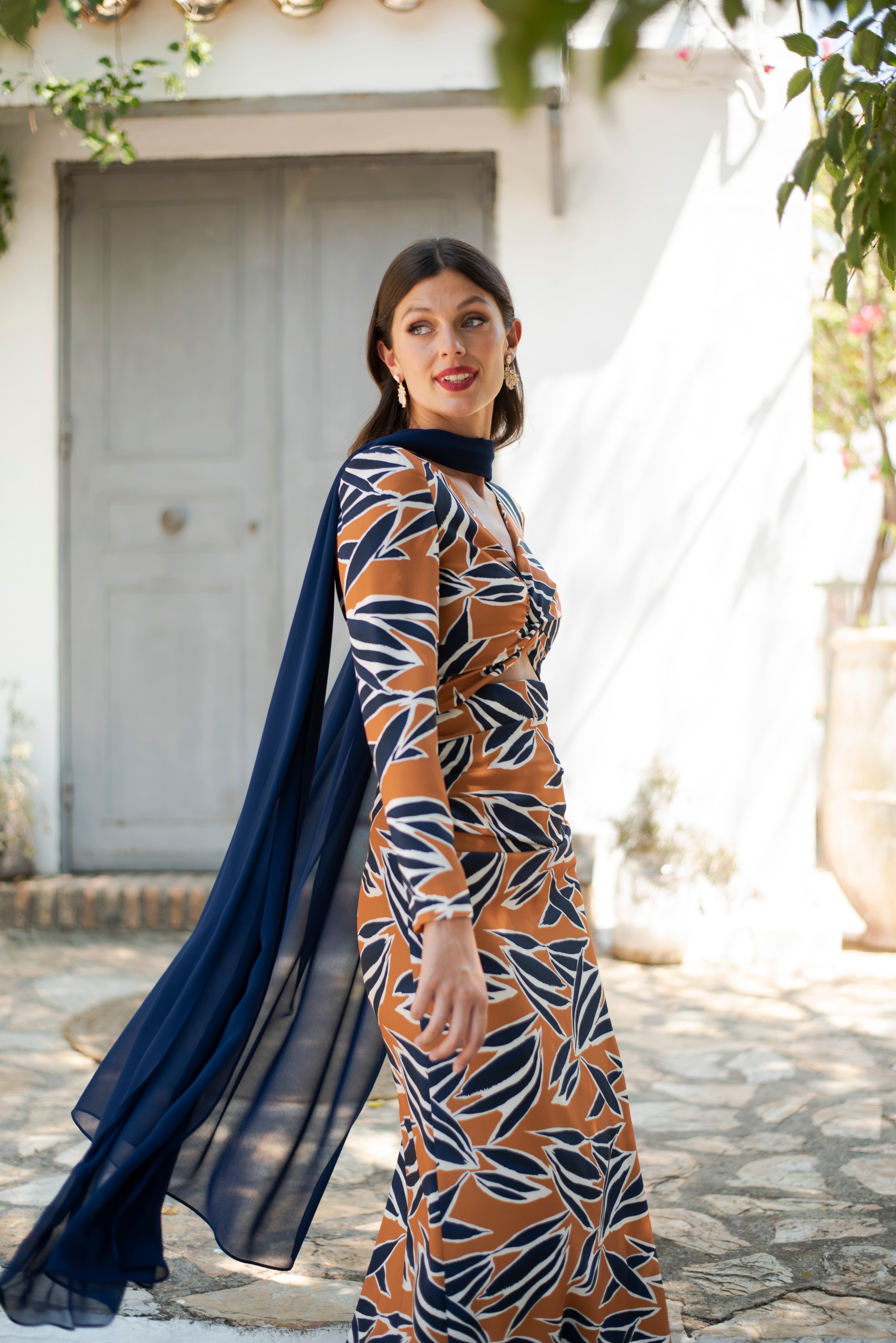 Robe Serenza - Imprimé Feuilles