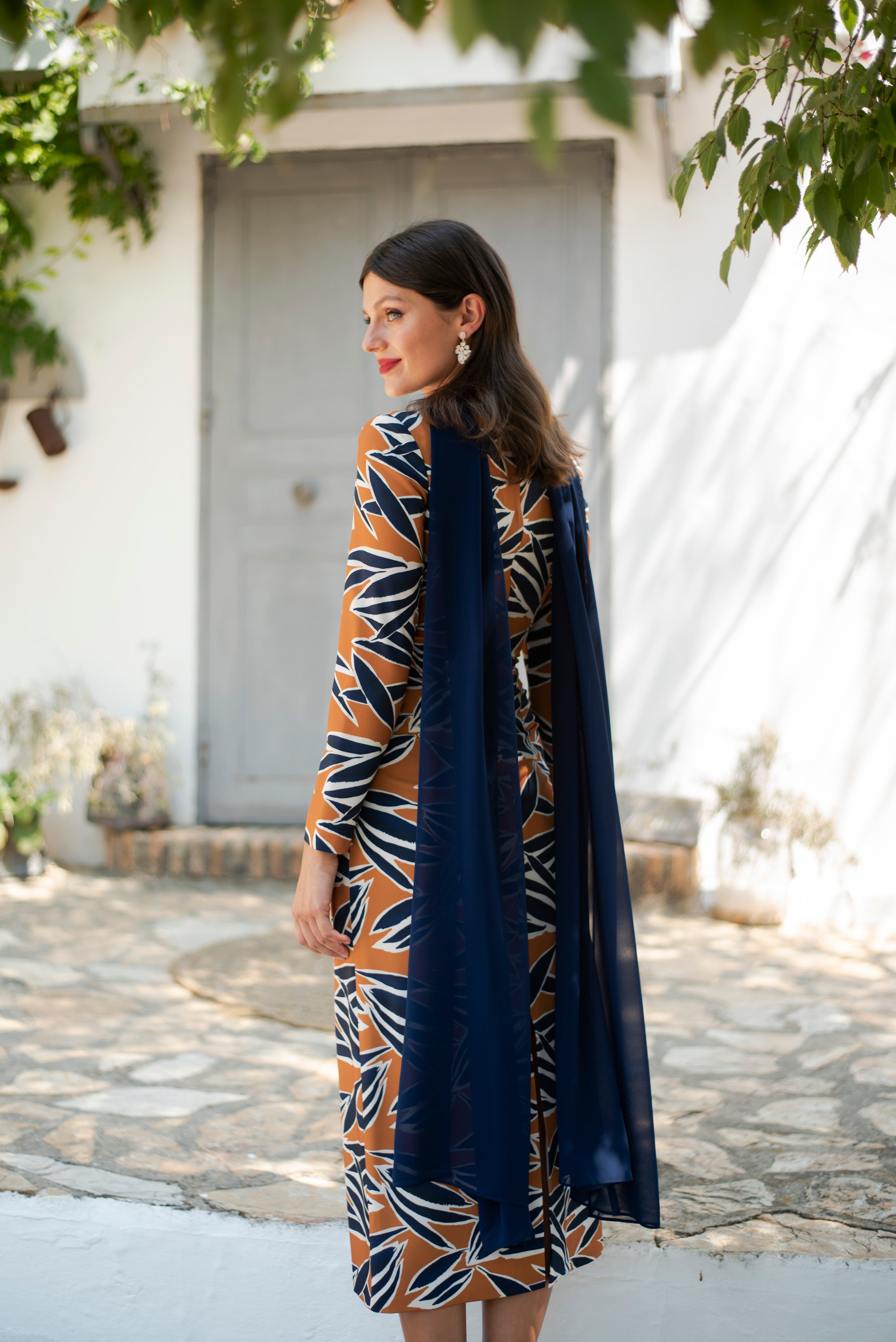 Robe Serenza - Imprimé Feuilles