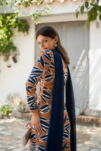 Robe Serenza - Imprimé Feuilles