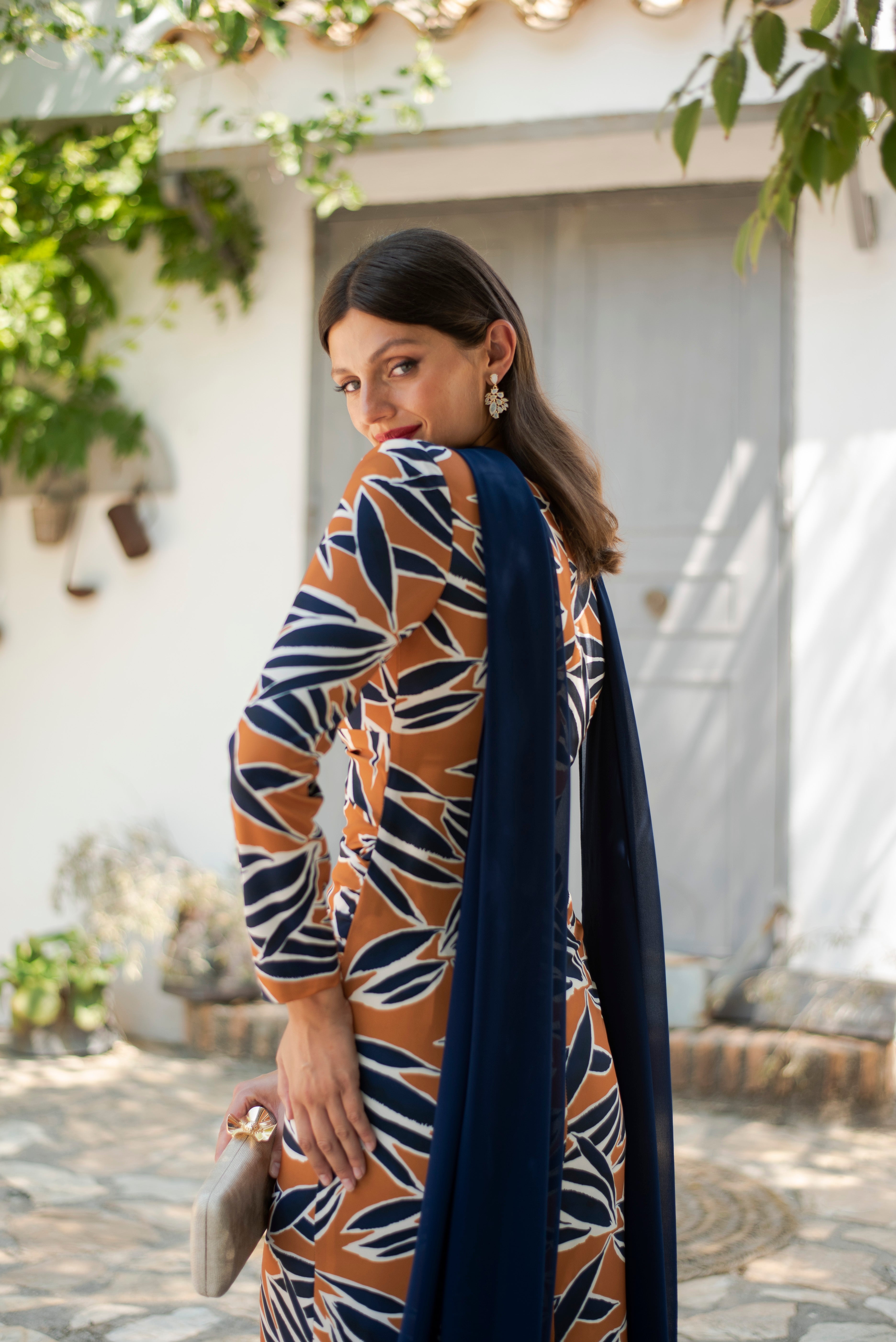 Robe Serenza - Imprimé Feuilles
