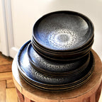 Dinner Set For 4 - Seafoam Black