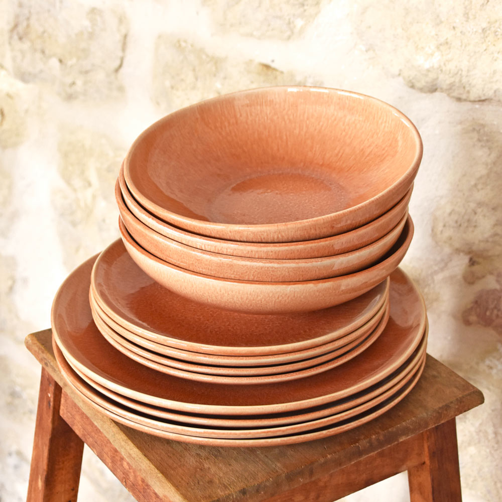 Service Pour 4 - Terracotta Sienna